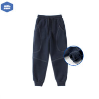 Quần nỉ lông cừu bé trai 25-45kg Mamdadkids và AKL, quần nỉ lót lông cho bé 5 tuổi đến 14 tuổi