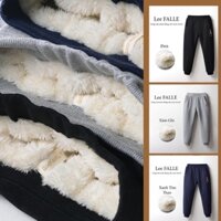 Quần Nỉ Lông Cừu Cạp Chun Form Baggy 3 Màu: Đen, Than, Xám Siêu Dễ Mặc Phù Hợp Với Mọi Độ Tuổi Nam - Nữ Lee FALLE Design