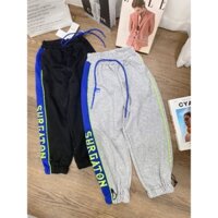 quần nỉ lót lông bé trai