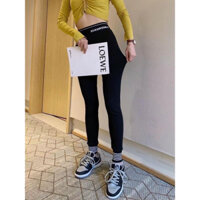 Quần nỉ lót lông cạp chữ bo gấu cổ kẻ hàng cao cấp chất đẹp, Quần legging nữ, quần giữ nhiệt nữ