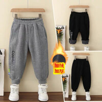 Quần nỉ lót lông cho bé trai siêu ấm hàng QCCC 11-28kg