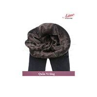 Quần Nỉ lót lông cho Nữ, dẫm gót