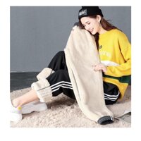 Quần nỉ lót lông dày dặn cực ấm