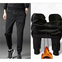 Quần nỉ lót lông nam siêu ấm loại xịn