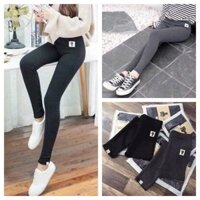 Quần nỉ lót lông_quần legging mùa đông siêu ấm lưng cạp cao giữ nhiệt leggin ôm bó vải dày dặn - Hàng mới về