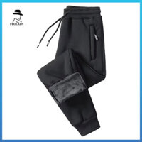 Quần nỉ nam Frolada có dây kéo gia cố Túi lót lông cừu ấm áp dành cho nam Quần lót lông cừu mùa đông Quần chạy bộ lót lông cừu ấm áp để chạy bộ và ngoài trời để bổ sung