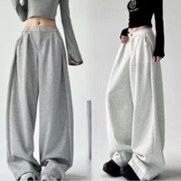 Quần nỉ nữ ống rộng 2da cao cấp