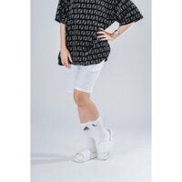 Quần Nữ Đũi Ngắn Ống Đứng Lưng Thun Dây Rút Chất Liệu Linen Mặc Thoáng Mát, Thoải Mái, Màu Trắng, Màu Xám