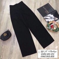 Quần nữ ống đứng sẻ sườn