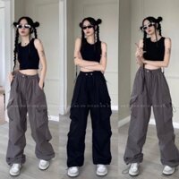 Quần nữ túi hộp chất kaki loại 1