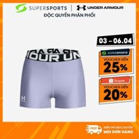 Quần Ôm Nữ Under Armour Hg Authentics Shorty - Tím  - 1383629-539