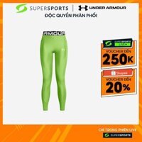 Quần Ôm Nữ Under Armour Heatgear Rib - Xanh Lá  - 1388693-304 LS001