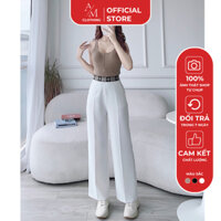 Quần ống đứng nữ lưng cao dáng suông siêu dài 100cm tôn dáng xưởng quần tây Anmy Q695