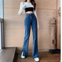 QUẦN ỐNG LOE NHẸ XẺ GẤU SIÊU SLAY ẢNH THẬT Ở CUỐI