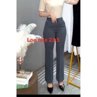 quần ống loe nhẹ