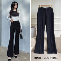 Quần ống loe siêu xinh, chiếc quần cực ưng ý với đường may tỉ mỉ, hack dáng với chiêc quần siêu mê