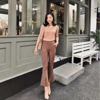 Quần ống loe xẻ gấu (ẢNH THẬT Ở CUỐI)