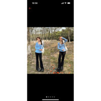 Quần ống loe Xẻ Gấu/Không xẻ