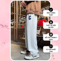 Quần Ống Rộng Chất Chữ C - Quần Thể Thao Dày Dặn Phong Cách