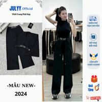 Quần Ống Rộng Julyy Cạp Chữ M Kèm Rút Quần Ống Suông Chất UMI Mẫu Mới Hàng Kĩ QCCC HQ033
