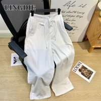 Quần ống rộng khô nhanh xếp li kết cấu thông thường Quần phù hợp thoải mái