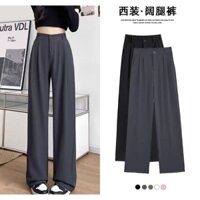 Quần ống rộng khoá trước chất tuyết mưa loại 1 hàng công sở siêu Hot_777