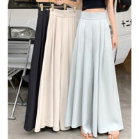 QUẦN ỐNG RỘNG LƯNG CAO XẾP LY ĐẸP LẮM LUN QD93