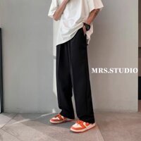 Quần ống rộng nam, Quần suông siêu mịn unisex 4 màu MRQ004U