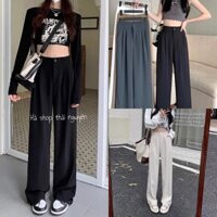 Quần Ống Rộng nữ Cao Cấp Culottes Chất Ruby sịn. Quần Suông fom chuẩn ảnh, đủ màu (Y1-301)