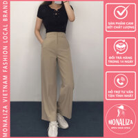 Quần Ống Rộng Nữ Quần Ống Suông Nữ Quần Ống Đứng Nữ Hack Dáng [ MÃ : MN9011Q2023 ]
