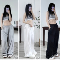 Quần ống rộng - Quần culottes Nỉ Da cá Hàng đẹp - M631