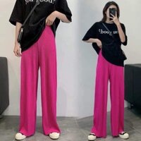 Quần ống rộng quảng châu hồng