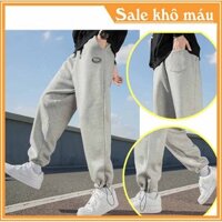 Quần ỐNG RỘNG TRƠN Nam Nữ Unisex CÓ THỂ XUÔNG HOẶC THỤNG/QUẦN JOGGER DREAM NAM NỮ