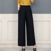 Quần ống rộng vải công sở dày đẹp QT23 - S