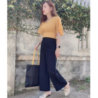 Quần Ống Rộng Vải Tuyết Cao Cấp