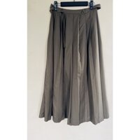 Quần ống rộng xếp li lưng thun freesize