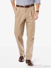 Quần ống suông kaki Dockers màu kaki