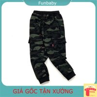 Quần rằn ri UMI dạ túi hộp bé trai 2-8 tuổi