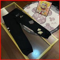 ♞Quần rộng Evisu Quần thể thao in hình nam Quần có sẵn & có sẵn