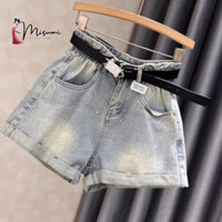 quần shoes jean nữ đính đá form chữ A bigsize từ 40-65kg thời trang cao cấp