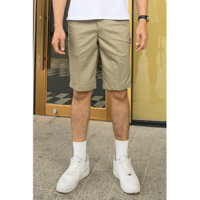 Quần short âu cao cấp OVERCOME Quần short nam vải kaki họa tiết nhẹ, dáng regular fit - MSK24.6
