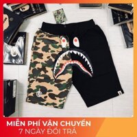 quần short bape shark camo - short bape shark camo