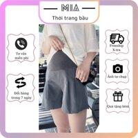 Quần short bầu mùa hè, quần sooc bầu có đáp bụng thoải mái size M L XL XXL