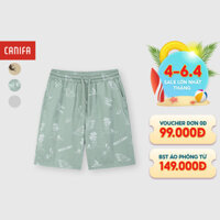 Quần short bé trai CANIFA cạp chun dáng rộng in họa tiết 2BS25S009