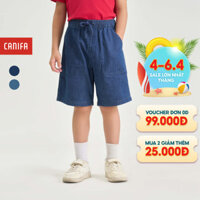 Quần short bé trai CANIFA cạp chun luồn dây dệt có túi 2 bên 2BS24S016