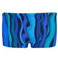 Quần short bơi nam phối sọc đỏ hông Coral - TB005