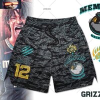 Quần short bóng rổ đen Badz Grizzliez