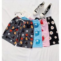 Quần Short CARTOON Unisex (6 MÀU) ❤️FREESHIP❤️ Nam nữ unisex