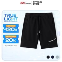 Quần Short Casual Nam 5S FASHION Chất Liệu Cotton Thấm Hút, Mát, Thiết Kế In Trẻ Trung QSC25003
