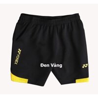 Quần Short Cầu Lông Nam Nữ Yonex KPRO67 Đen Vàng